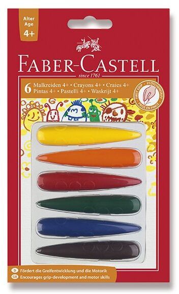 Levně Faber-Castell Plastové pastelky -6 barev