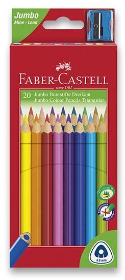 Levně Faber-Castell Pastelky Jumbo-20 barev