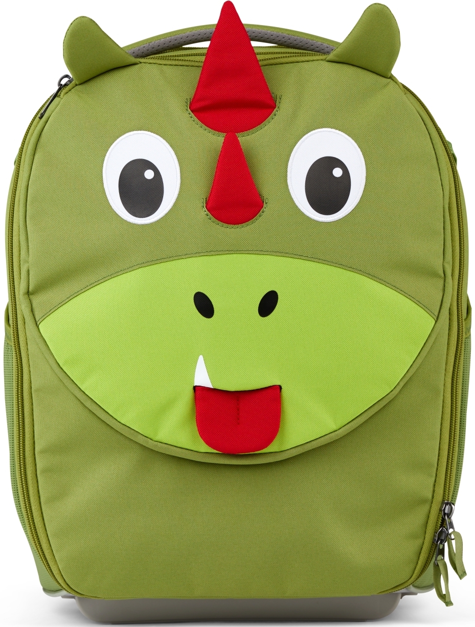 Levně Affenzahn Kids Suitcase Dragon - green