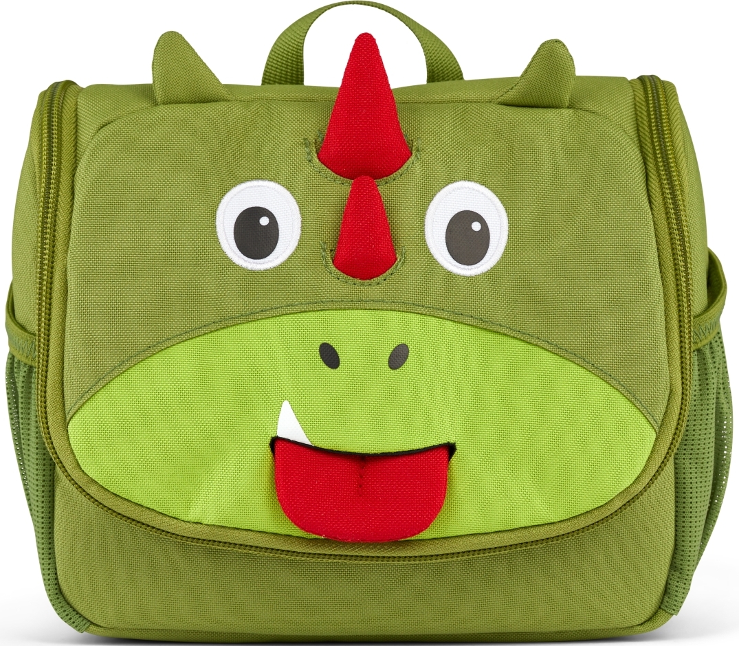 Levně Affenzahn Kids Toiletry Bag Dragon - green