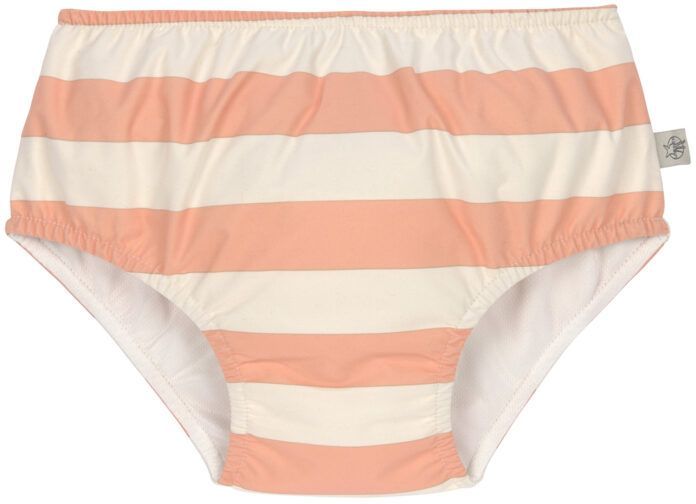 Levně Lassig Swim Diaper block stripes milky/peach 74-80