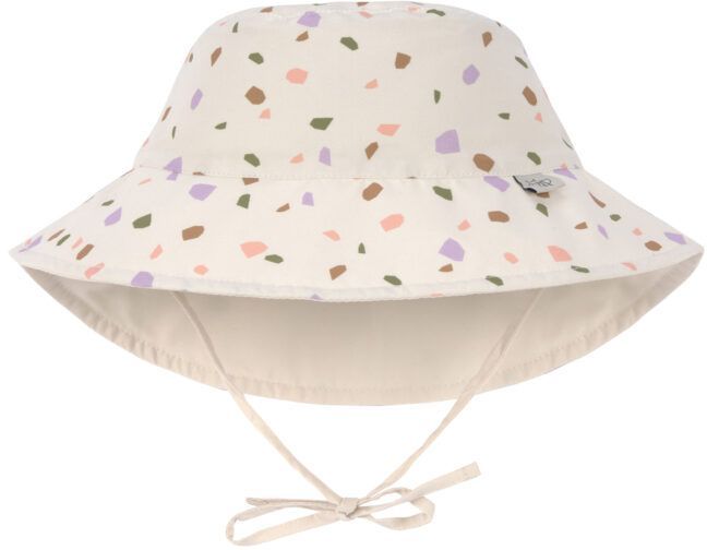 Levně Lassig Sun Protection Bucket Hat pebbles multic./milky 50-51