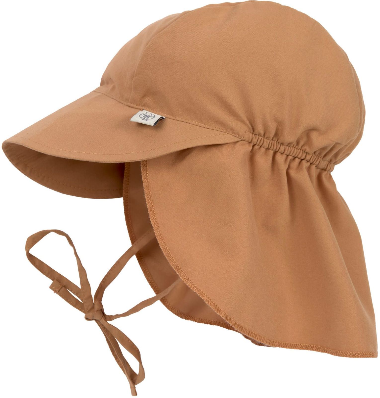 Levně Lassig Sun Protection Flap Hat caramel 46-49