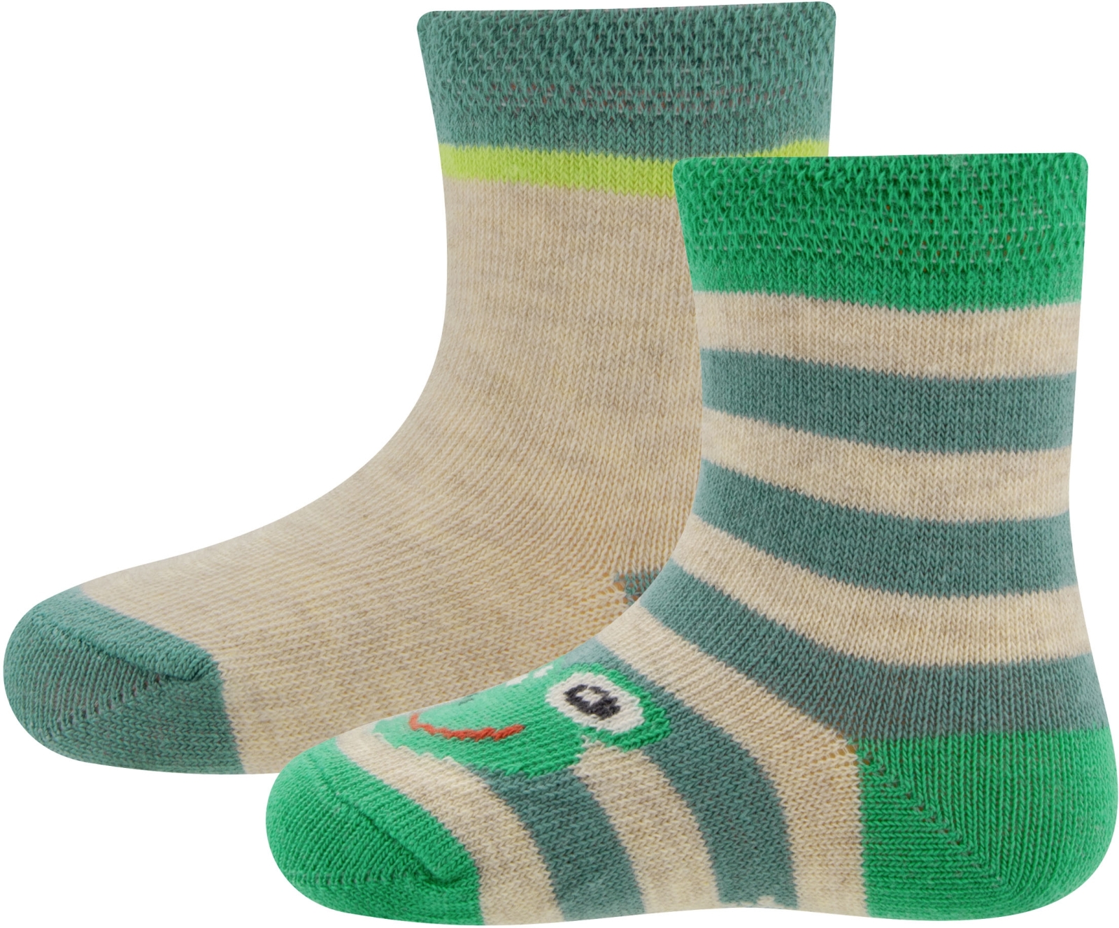 Ewers Socken 2er Pack GOTS Frosch - 0001 17-18