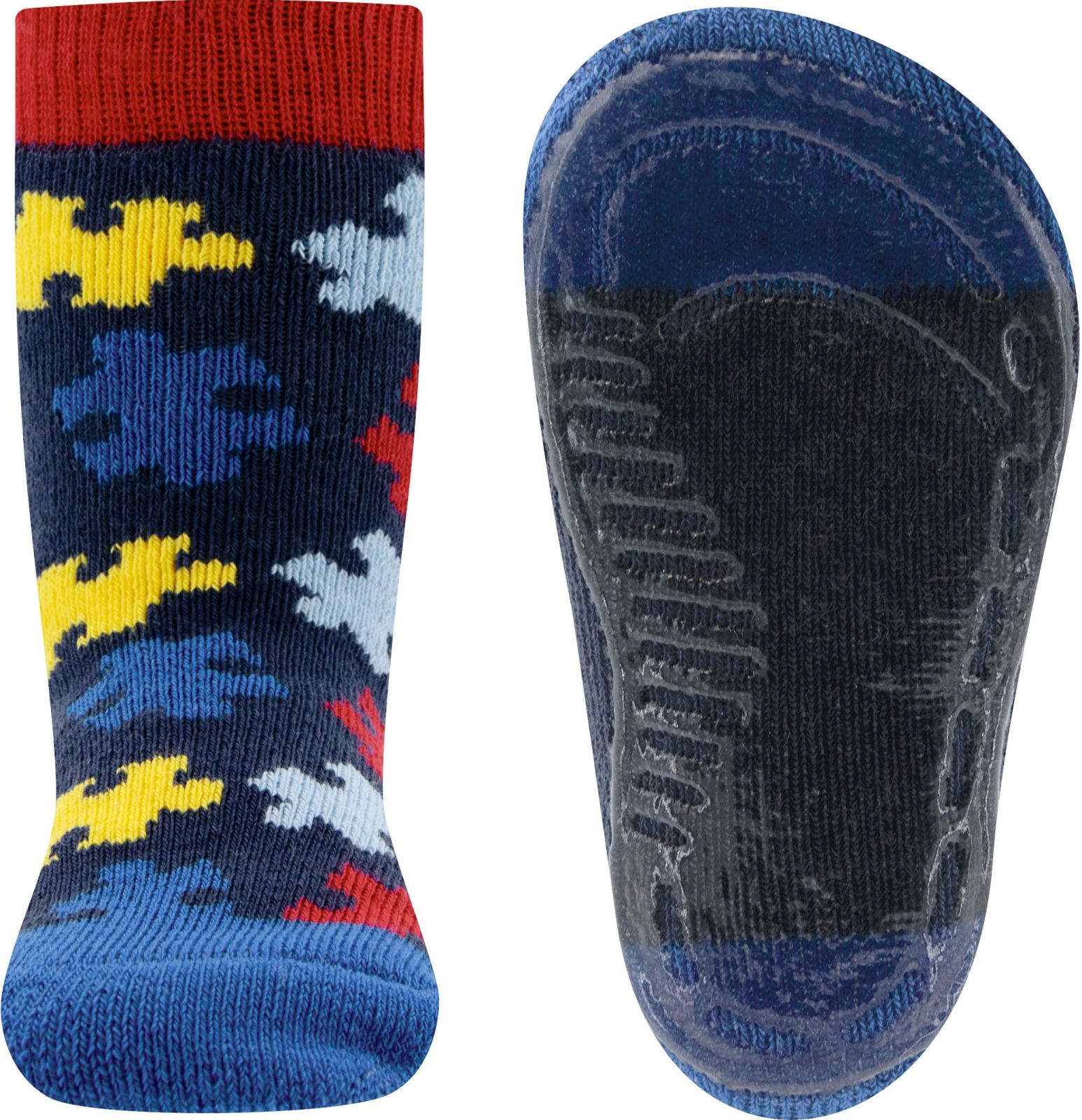 Ewers Stoppersocken SoftStep Puzzle - navy 25-26