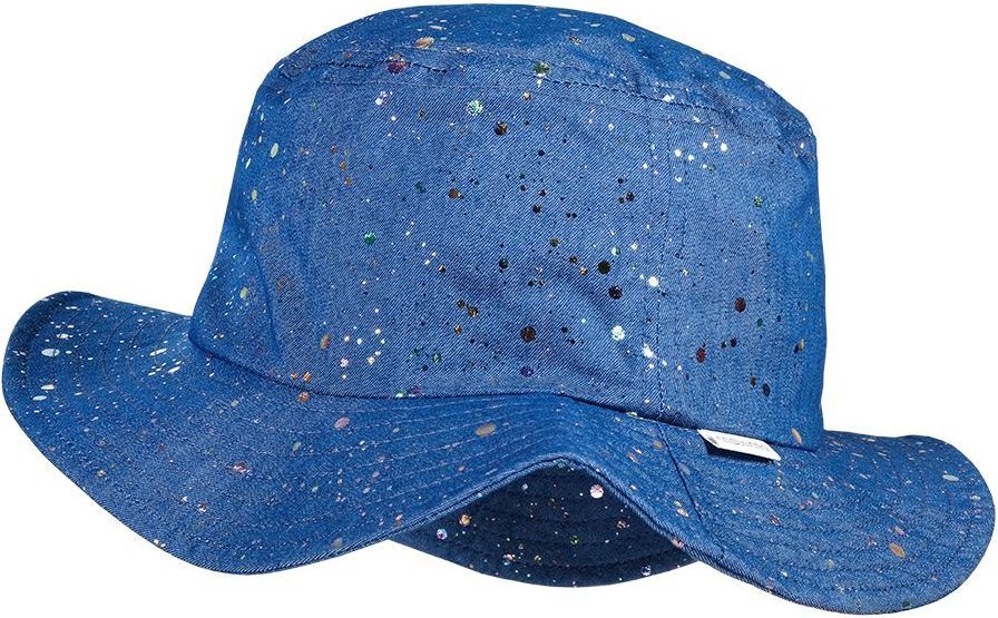 Maimo Kids Girl-Hat"Glitter Dots - denimblue 49