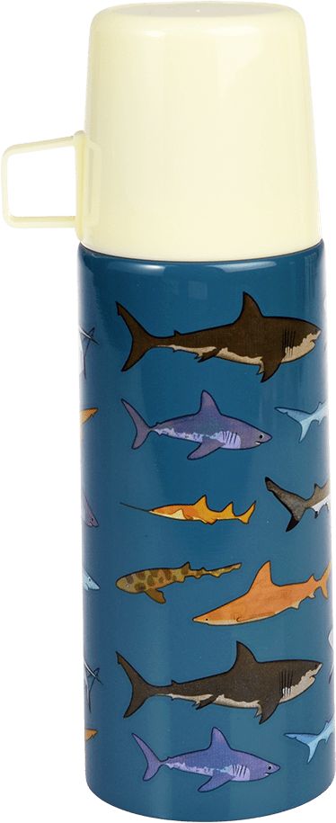 Rex London Sharks flask and cup