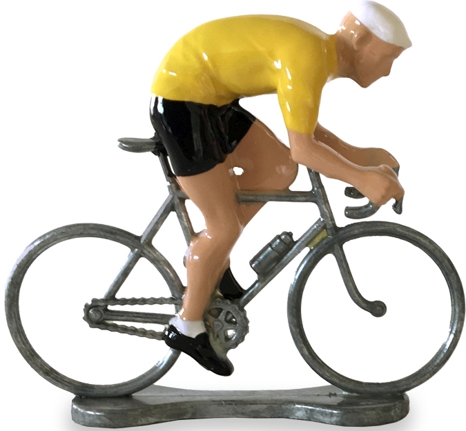 Bernard & Eddy Yellow sprint cyclist