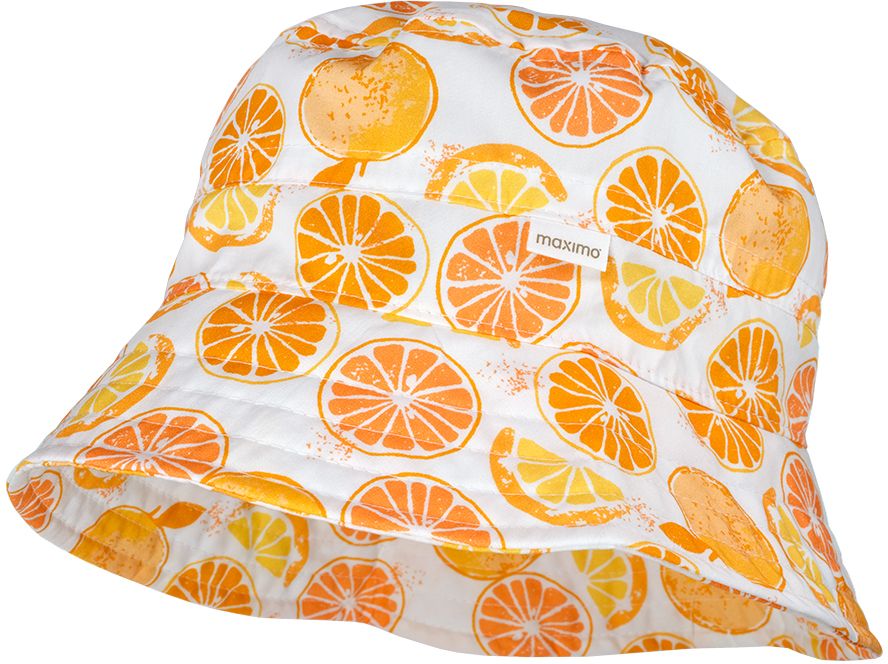 Maimo Kids Girl-Hat, Printed - ringelblume-gelb-früchte 55