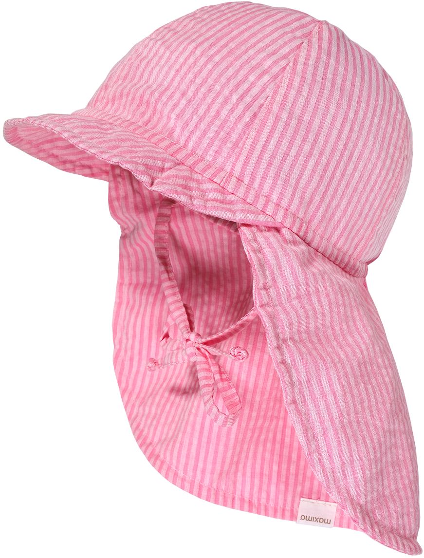 Levně Maimo Mini-Cap With Visor, Stripes - rosa nelke-streifen 49