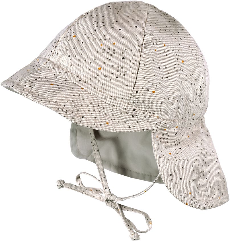 Levně Maimo Gots Baby-Hat With Visor, - grey violet-punkte 45