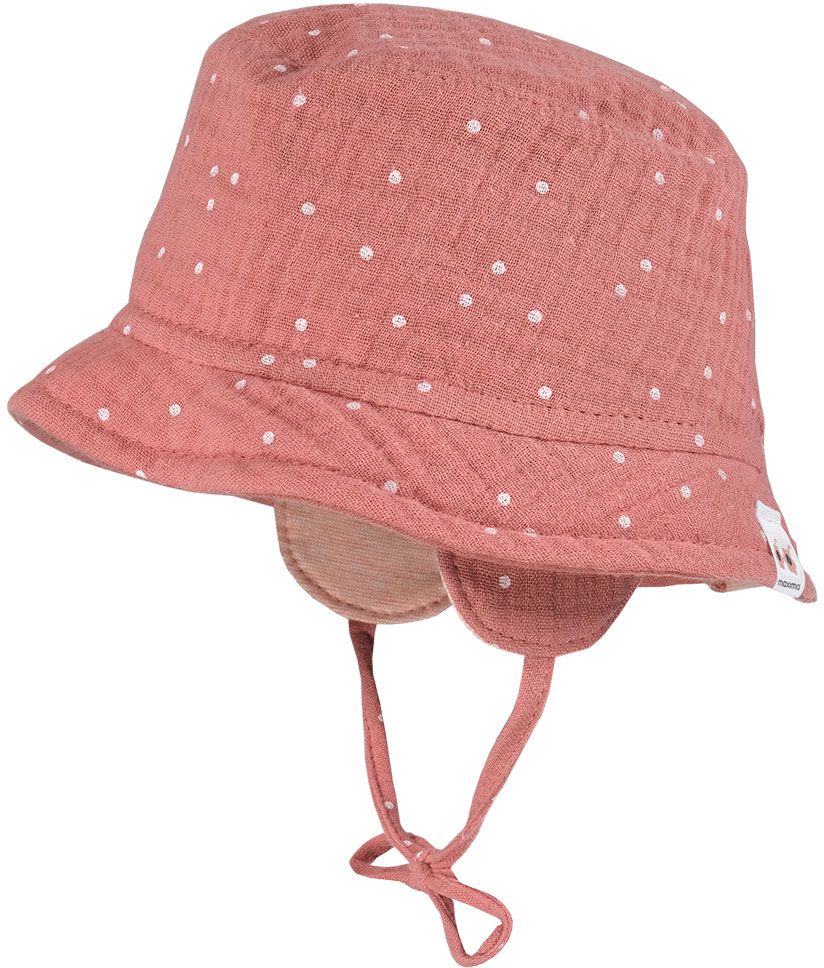 Maimo Gots Baby-Hat, Musselin - rust-weiß-punkte 41