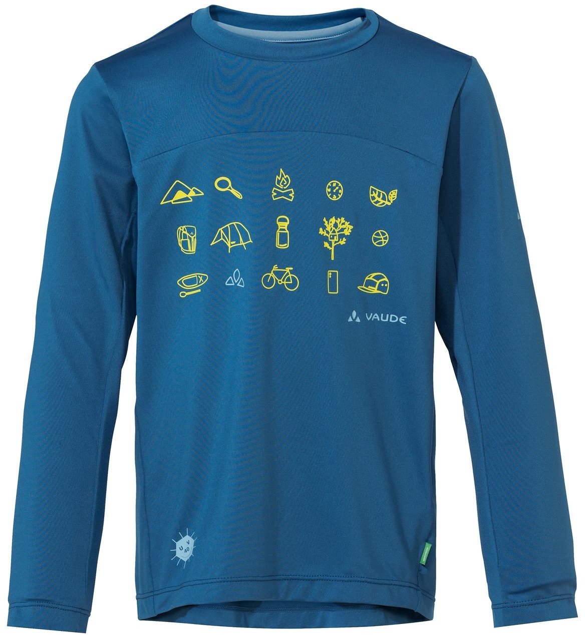 Vaude Kids Solaro LS T-Shirt II - ultramarine 110/116