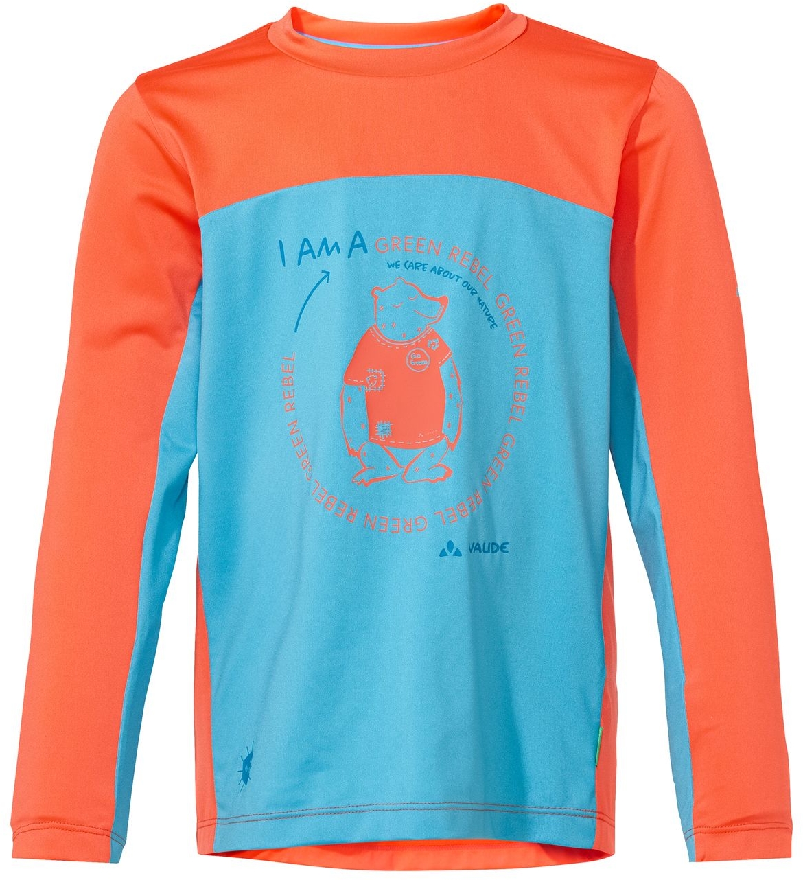 Vaude Kids Solaro LS T-Shirt II - crystal blue 134/140