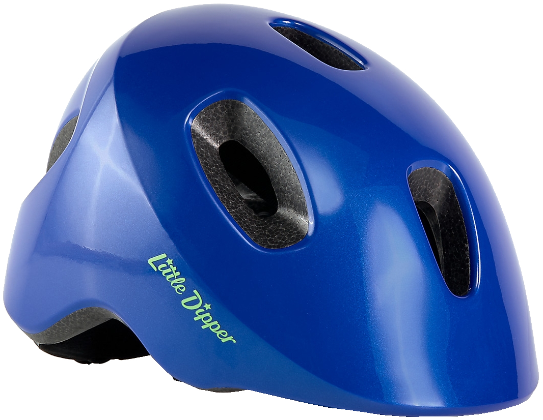 Levně Bontrager Little Dipper Children's Bike Helmet - alpine blue/vis green 46-50