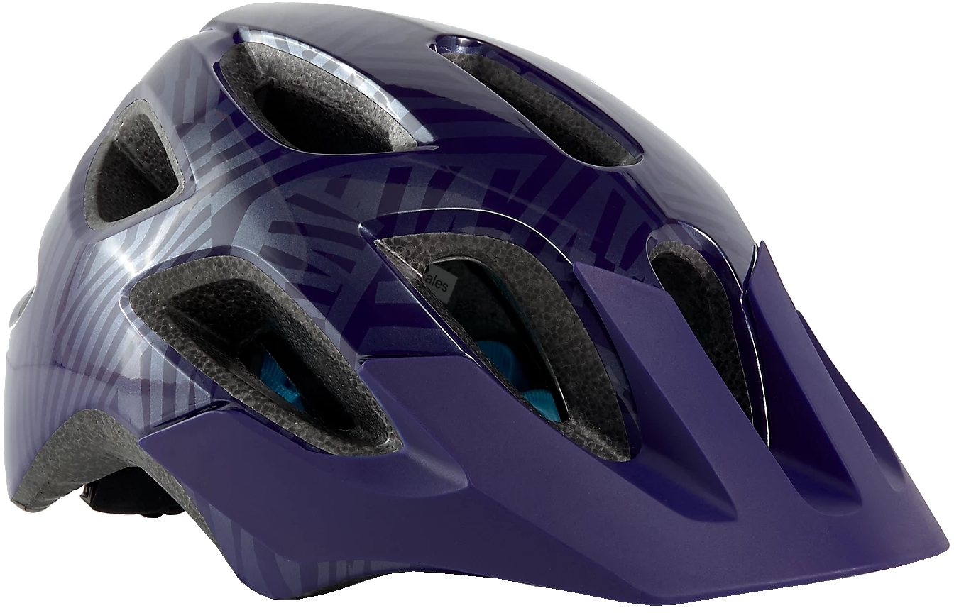 Levně Bontrager Tyro Children's Bike Helmet - purple abyss/azure 48-52