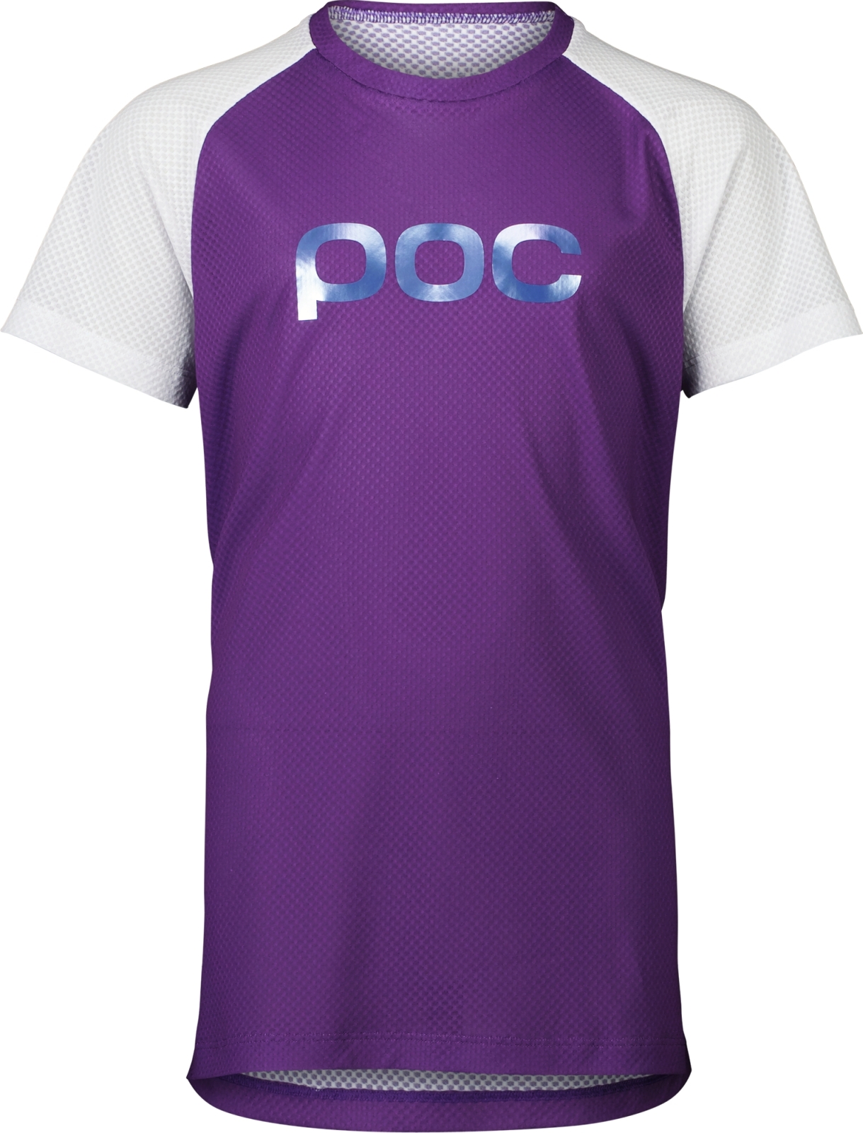 POC Y's Essential MTB Tee - Sapphire Purple/Hydrogen White 160