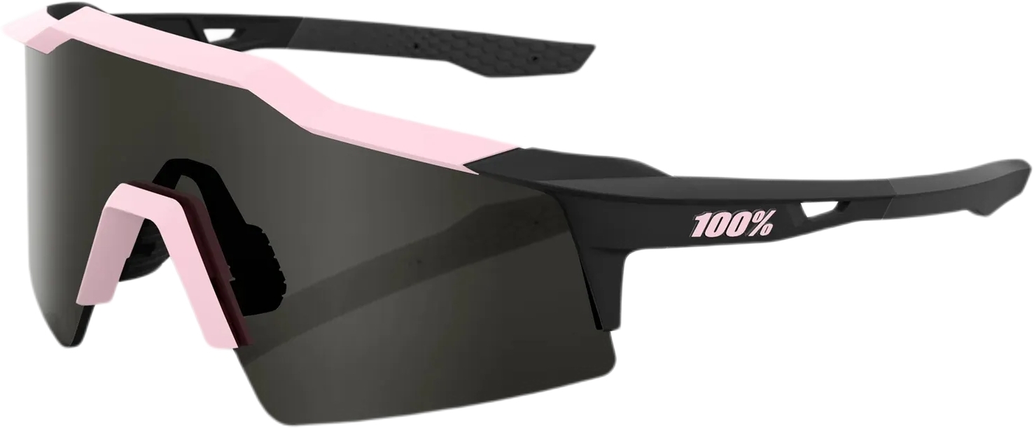 Levně 100% Speedcraft Sl - Soft Tact Desert Pink - Smoke Lens