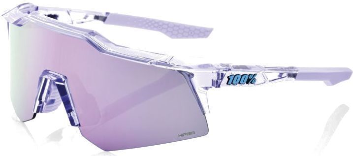 100% Speedcraft XS - Polished Translucent Lavender - HiPER Lavender Mirror Lens