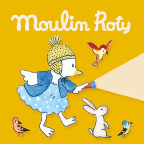 Moulin Roty Box of 3 discs for La Grande Famille storybook torch