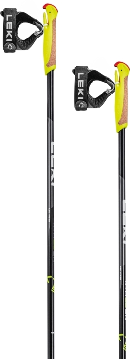 Leki XTA 5.5 Jr. - black/white/neon yellow 125