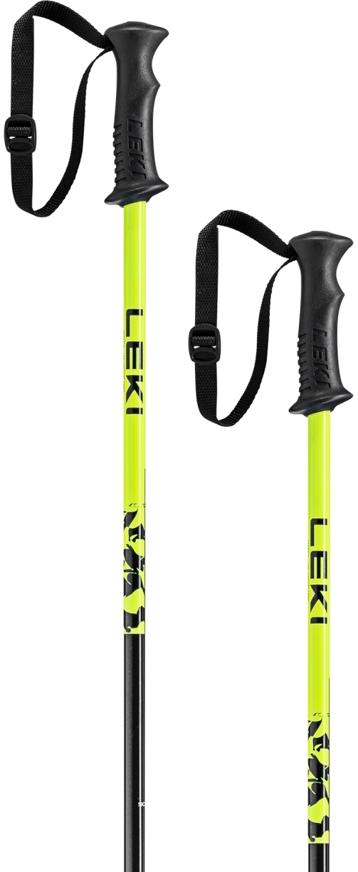 Leki Rider - black/neon yellow/white 100
