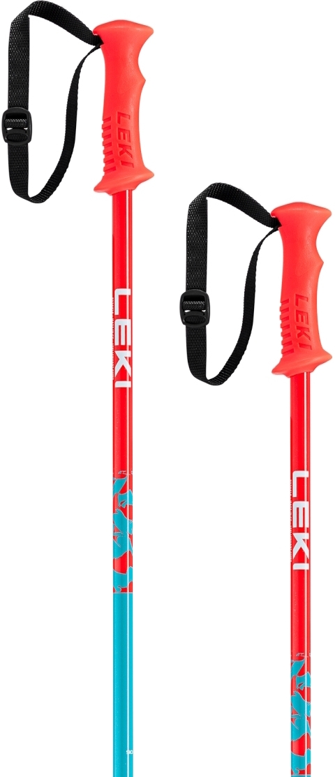 Leki Rider - petrol/bright red/white 100