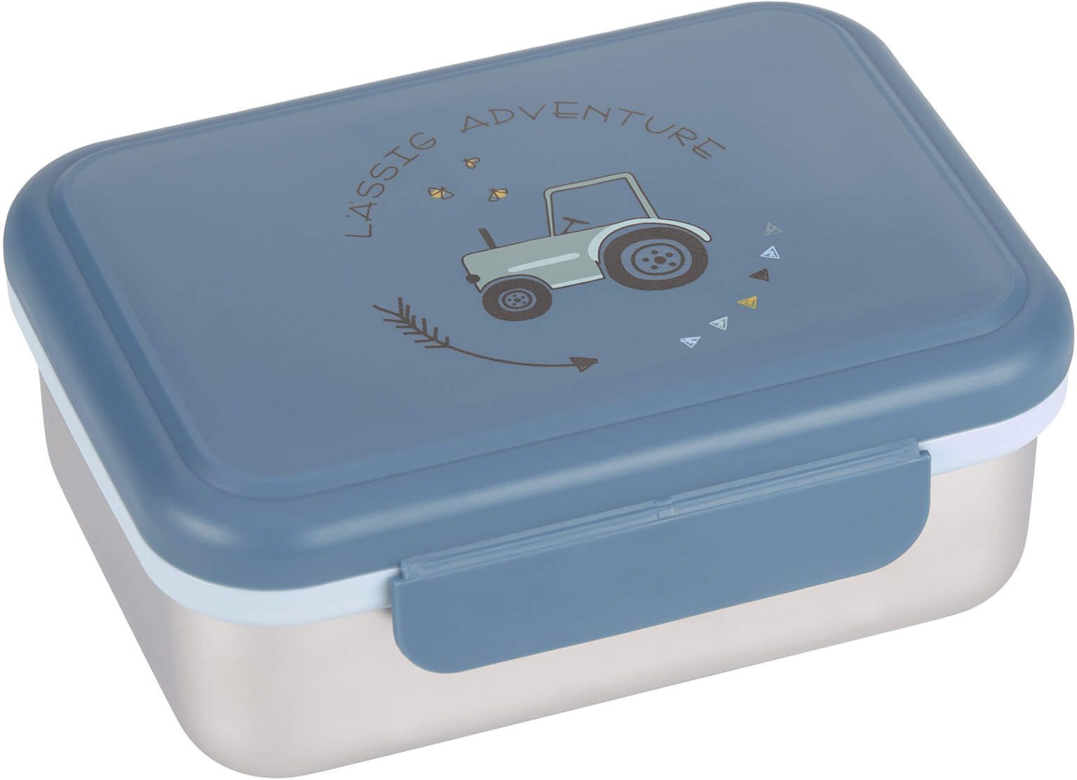 Lassig Adventure Lunchbox Stainless Steel Tractor