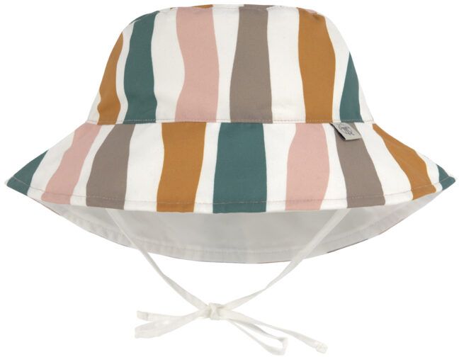 Levně Lassig Sun Protection Bucket Hat waves pink/nature 50-51