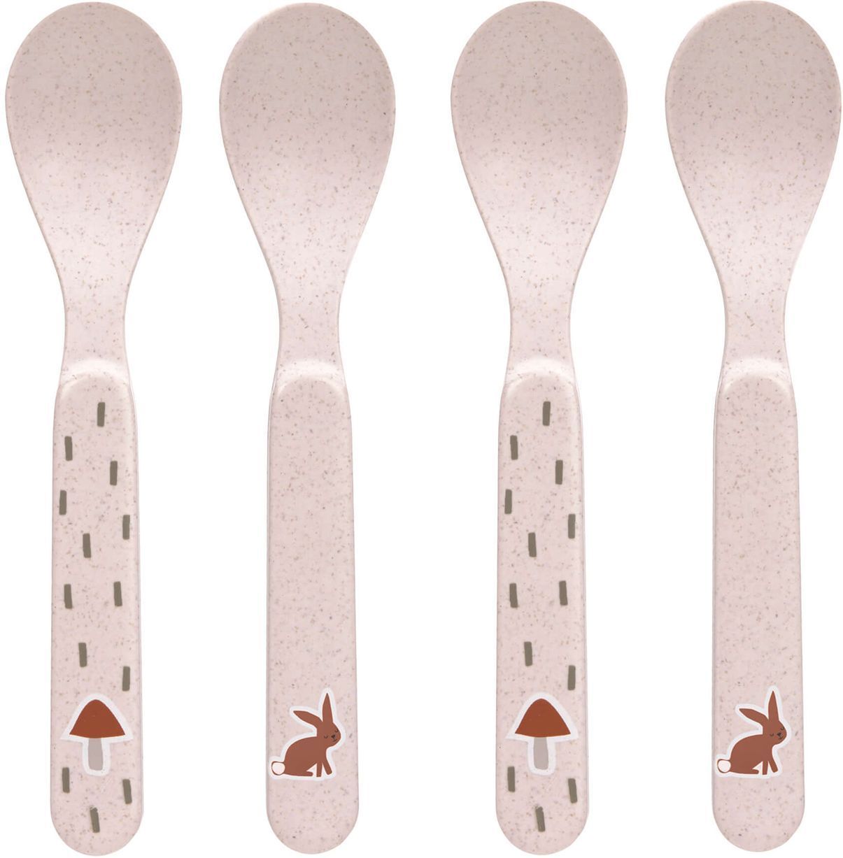 Levně Lassig Spoon Set PP/Cellulose Little Forest rabbit