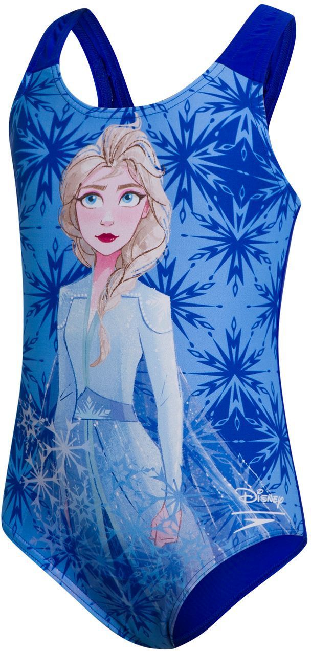 Speedo Junior Disney Frozen 2 Elsa Swimsuit - blue/sky blue 86