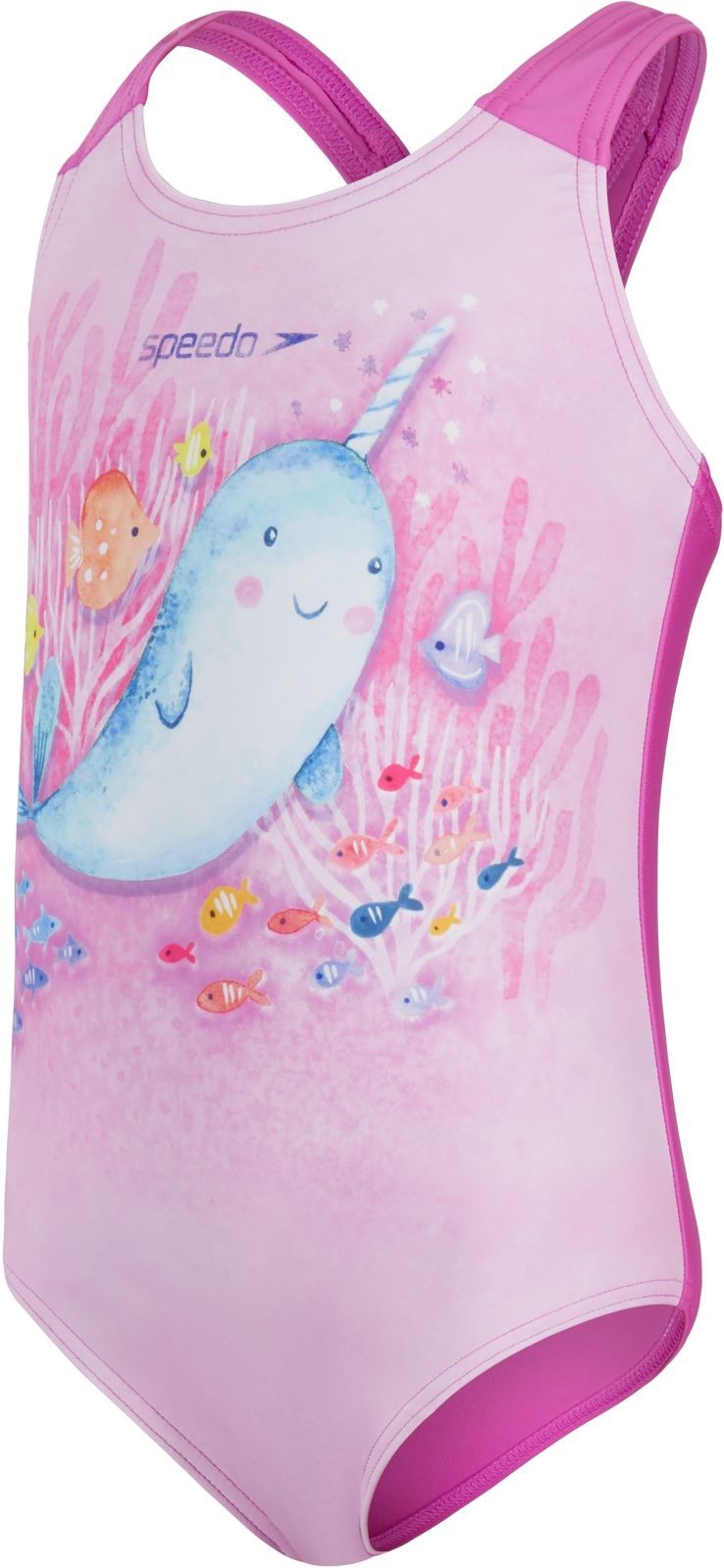 Levně Speedo Toddler Girls Digital Placement Swimsuit - Pink Splash/Spearmint 86