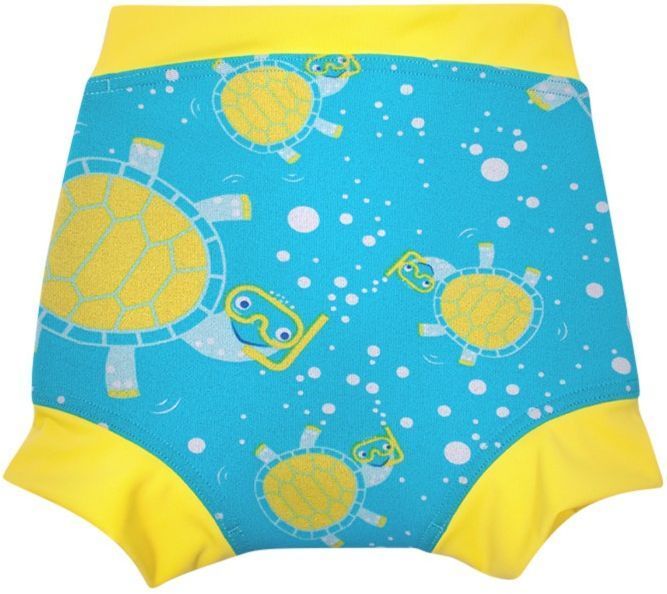 Speedo Tommy Turtle Nappy Cover - turquoise/bright yellow 68