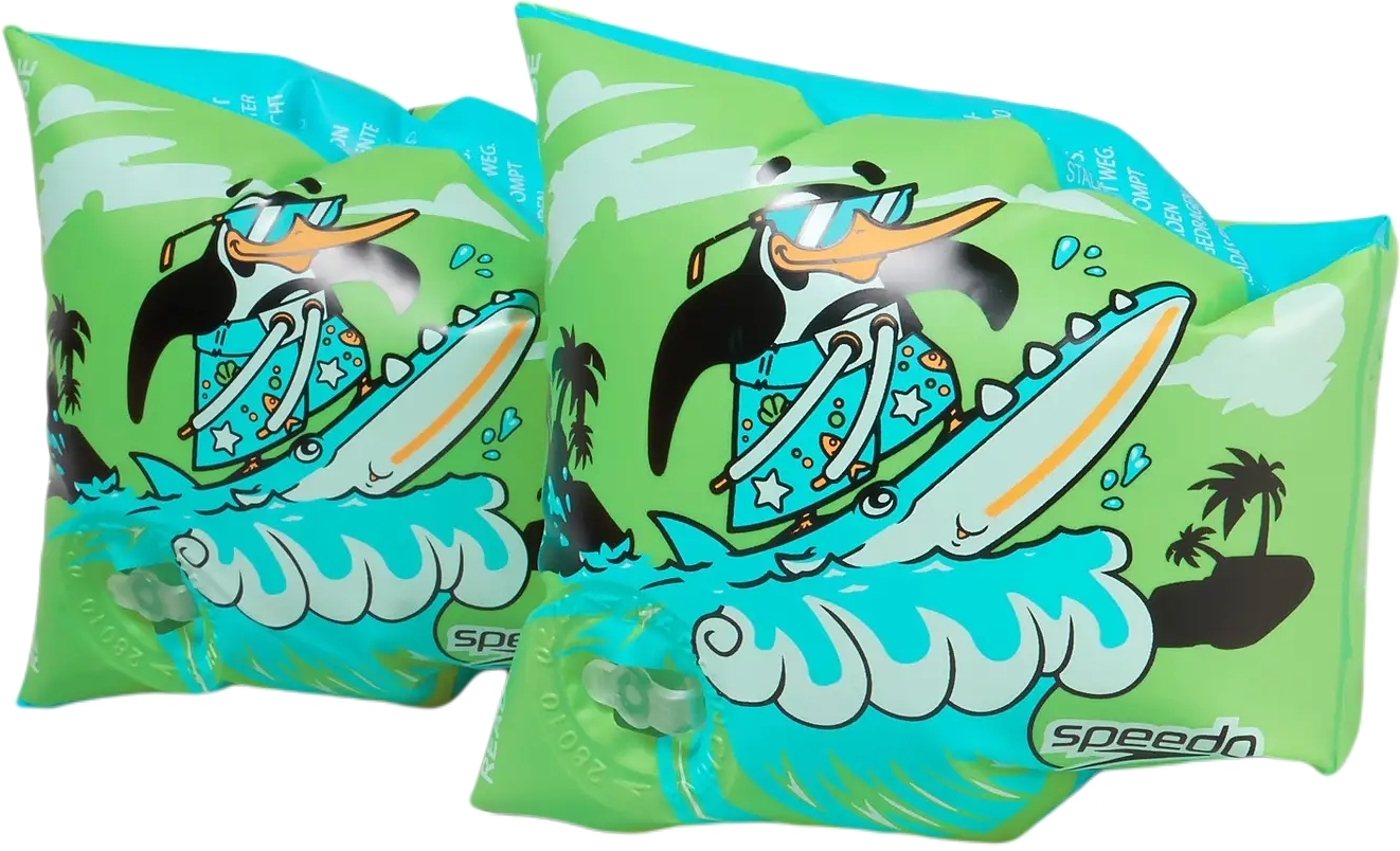 Speedo Learn to Swim Character Printed Armbands - chima azure blue/fluro green 2-6