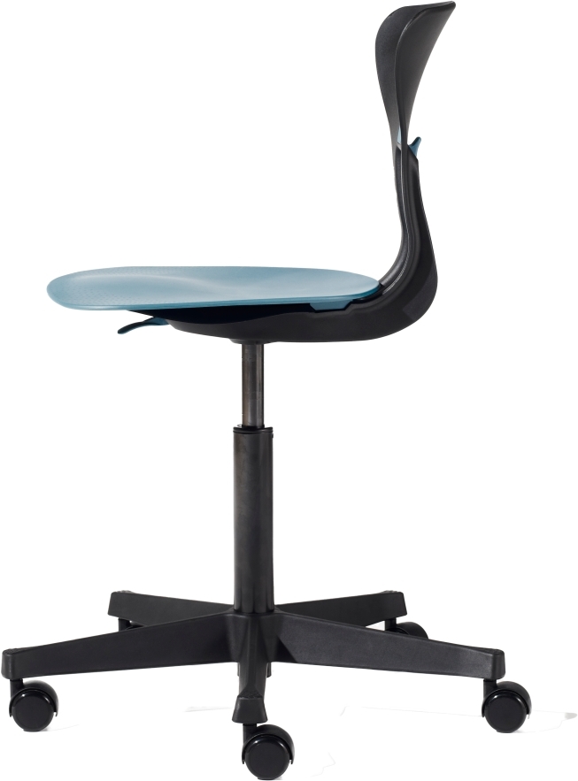 Flexa Studijní židle Flexa - Study (černá/modrá)