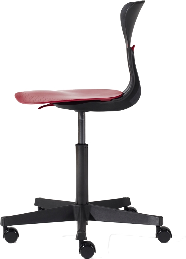 Flexa Studijní židle Flexa - Study (černá/červená)