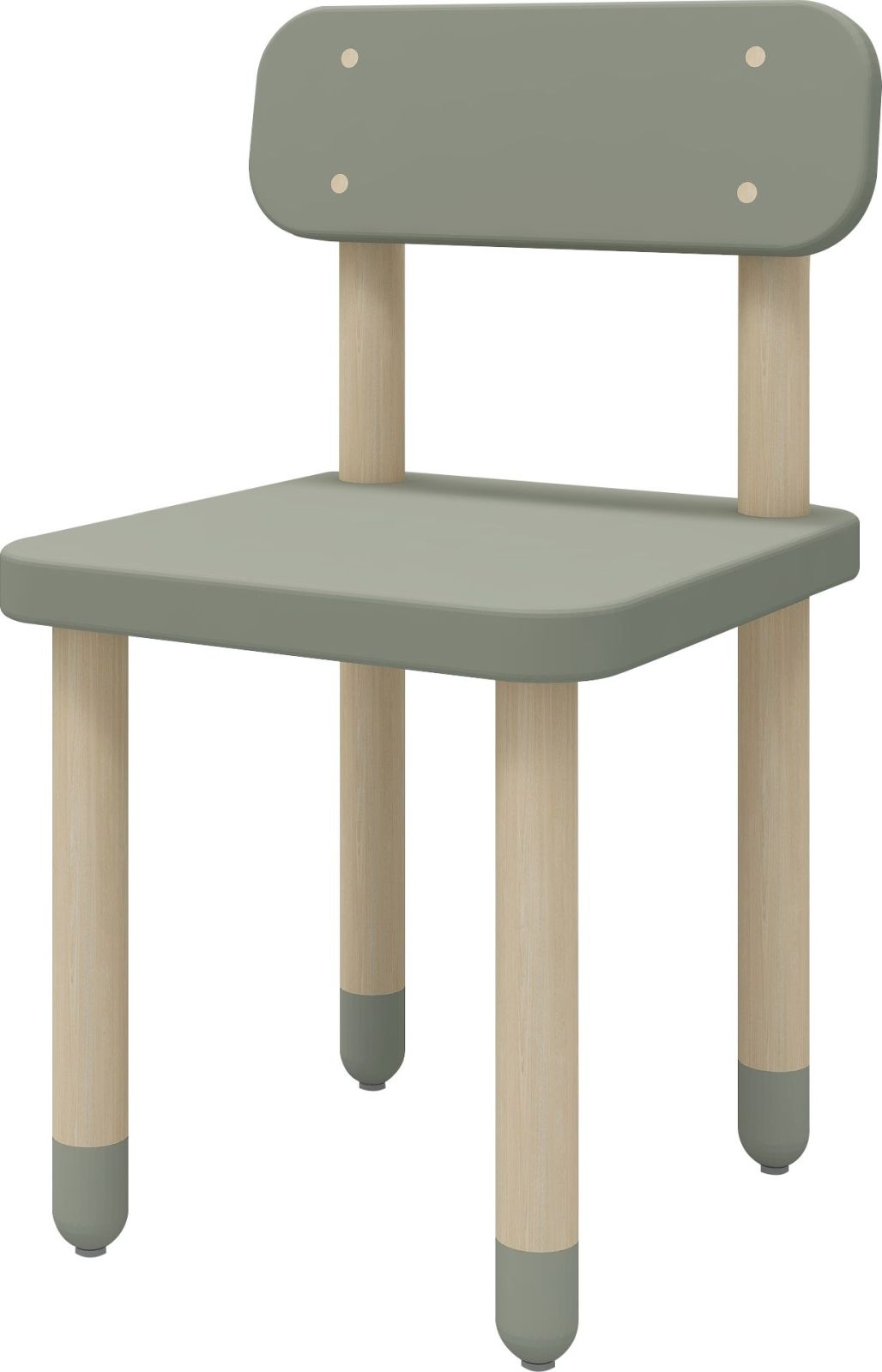 Levně Flexa Židle s opěrkou Flexa - Dots (zelená)