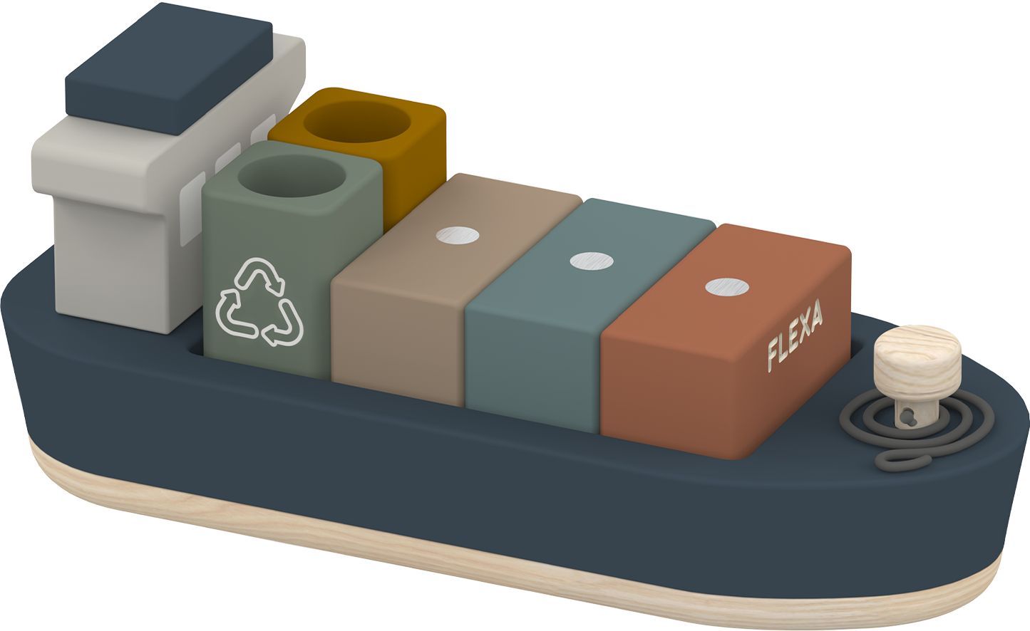 Flexa Play Dřevěná nákladní loď