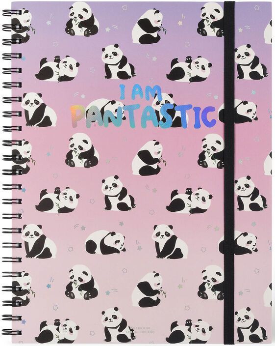 Levně Legami Maxi Trio Spiral Notebook - Panda