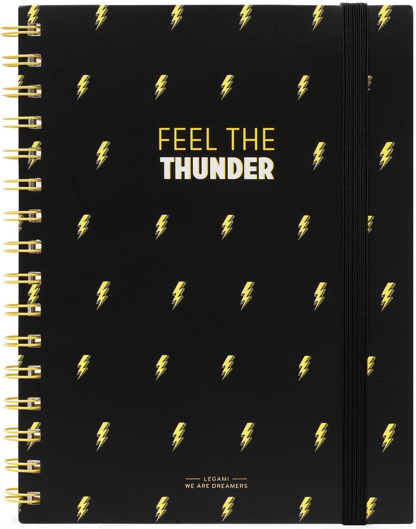 Levně Legami Spiral Notebook - Large Lined - Flash