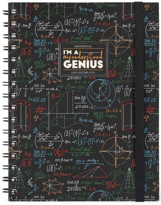 Levně Legami Spiral Notebook - Large Lined - Genius