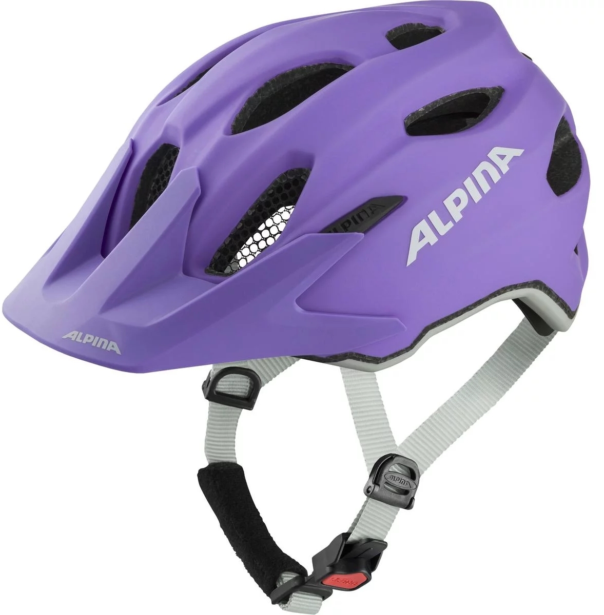 Levně Alpina Carapax Jr. Flash - purple matt 51-56