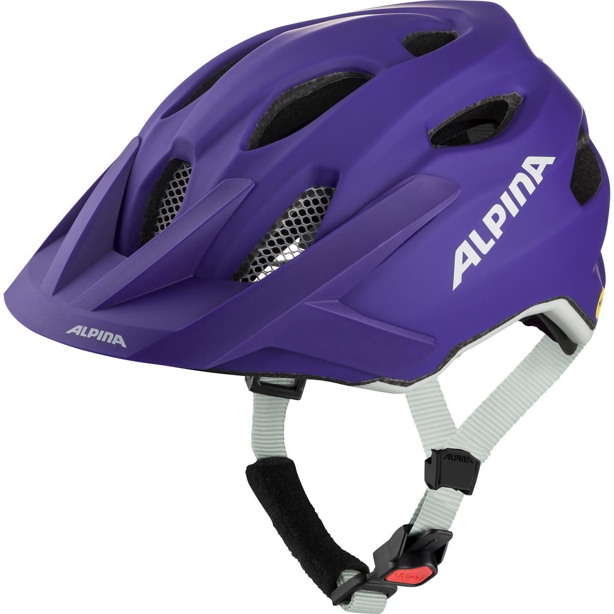 Alpina Apax Jr. Mips - midnight/purple matt 51-56