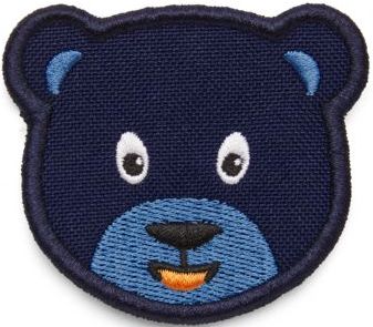 Levně Affenzahn Velcro badge Bear - blue
