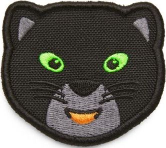 Levně Affenzahn Velcro badge Panther - black
