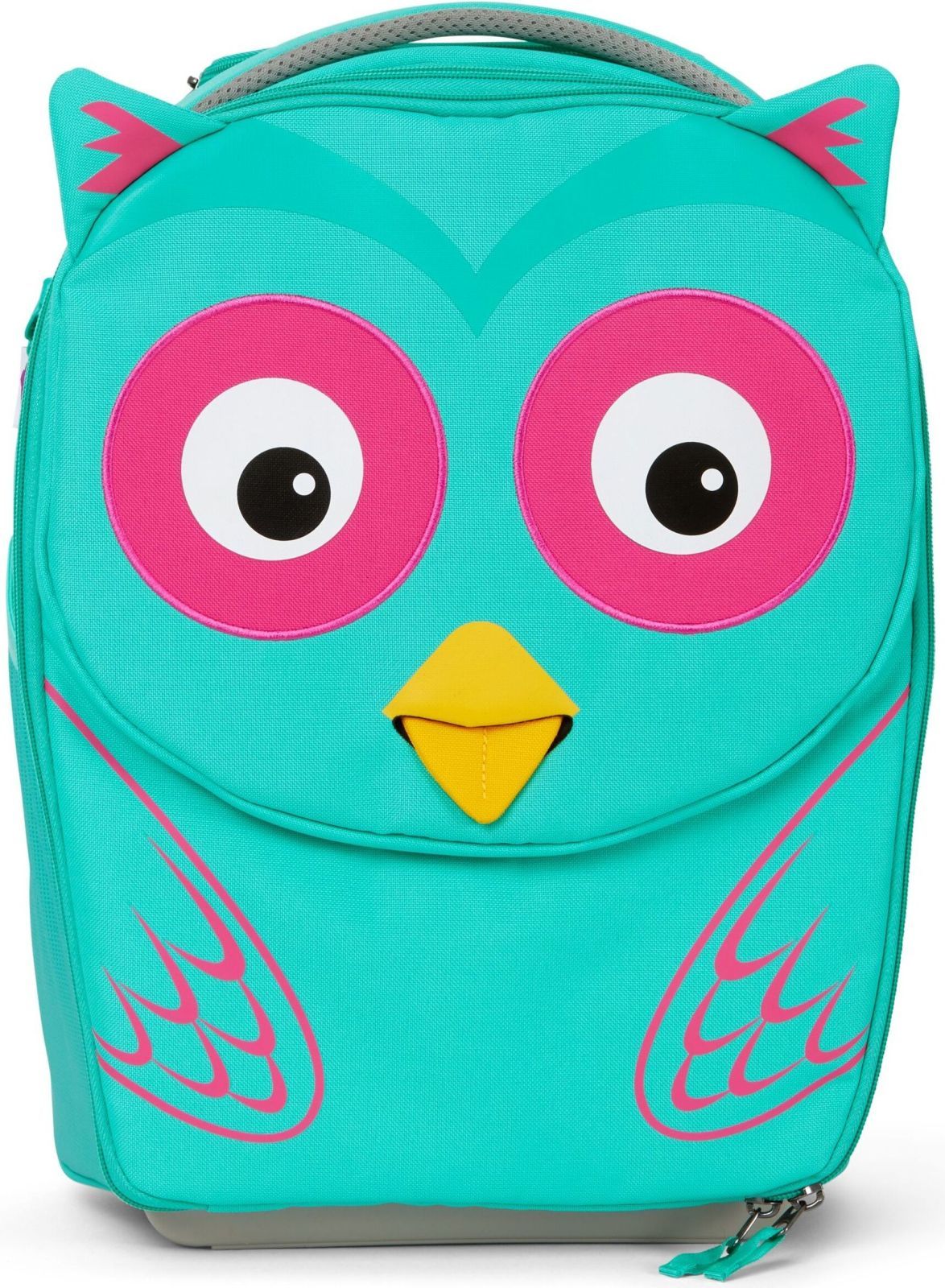Levně Affenzahn Kids Suitcase Olivia Owl - turquoise