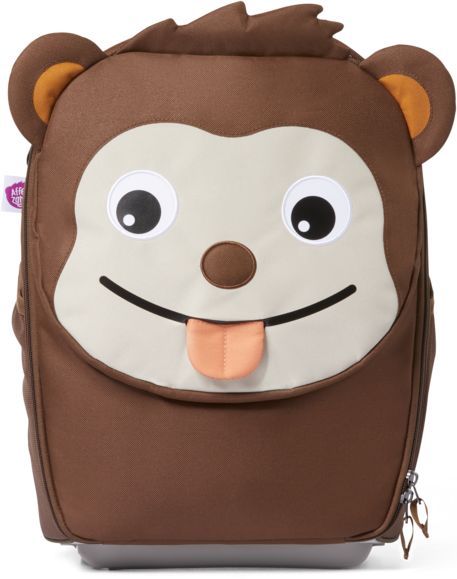 Levně Affenzahn Kids Suitcase Monkey - brown