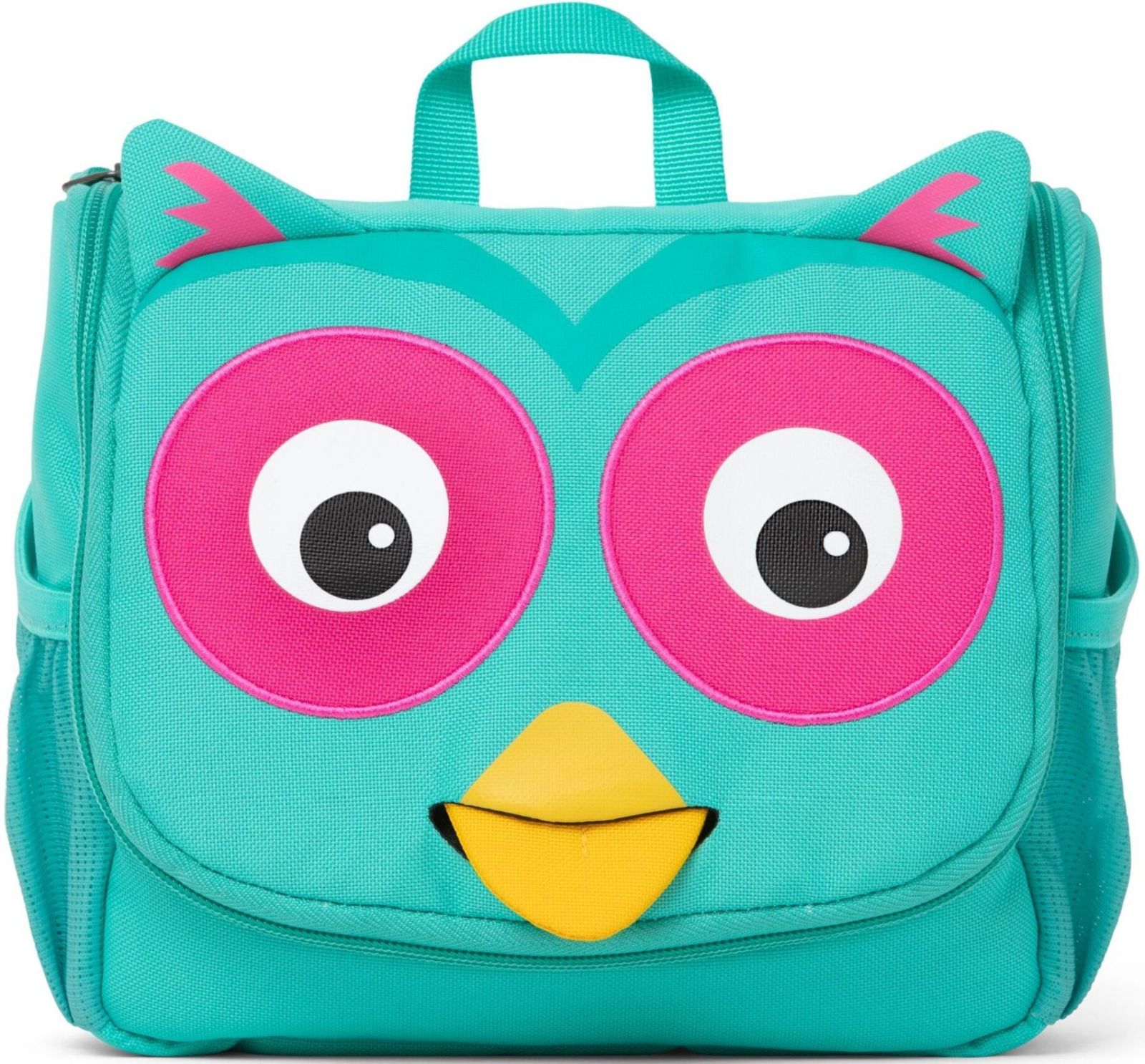 Levně Affenzahn Kids Toiletry Bag Olivia Owl - turquoise