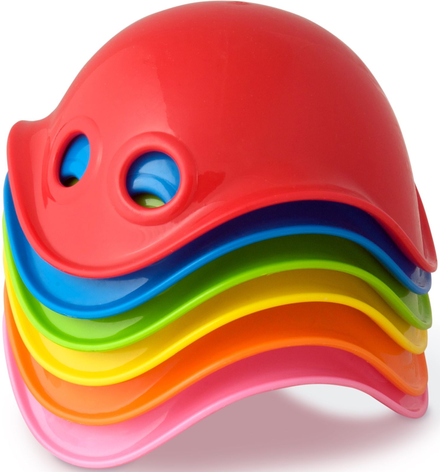 Levně Moluk Dětská multifukční hračka Bilibo-Mini 6 základní barvy