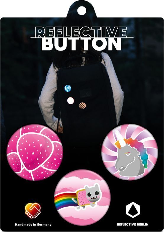 Reflective Berlin Reflective Buttons - Candy